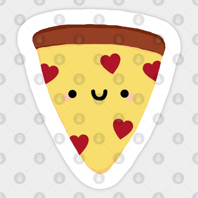 Pizza My Heart Sticker by staceyromanart